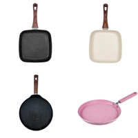 Poêle antiadhésive moderne pour la cuisine à domicile, pour omelettes, crêpes, lasagnes et steaks, 24 cm
