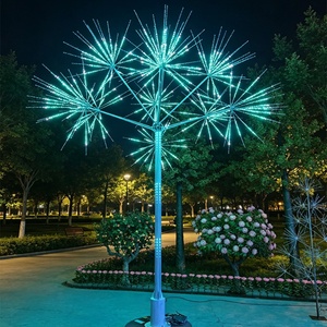 <span class=keywords><strong>Lumière</strong></span> LED <span class=keywords><strong>de</strong></span> <span class=keywords><strong>Noël</strong></span> personnalisée en forme <span class=keywords><strong>de</strong></span> feu d'artifice avec construction métallique étanche IP65, contrôle par application, décoration extérieure - Product Image 4