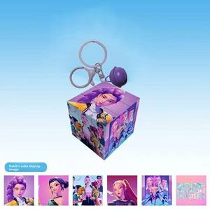 Llavero Mini Cubo <span class=keywords><strong>de</strong></span> Demon Hunters & <span class=keywords><strong>Saga</strong></span> <span class=keywords><strong>de</strong></span> K-POP, 3.5cm, Acrílico, Colgante <span class=keywords><strong>de</strong></span> Estilo <span class=keywords><strong>Anime</strong></span> - Product Image 3