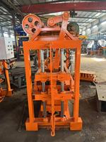 Machine à fabriquer des blocs creux Qtj4-40 TENGFEI, ligne de production de briques en béton et en ciment avec cendres volantes, surveillance à distance PLC