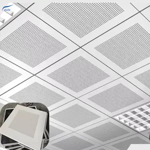 Goedkope Prijs Akoestische Building Decoratieve Aluminium Metalen Verlaagd Plafond Panel Tegels