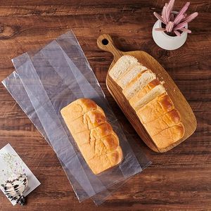 Bolsa retráctil de plástico PE transparente, reciclable y reutilizable, con asa de mano y grabado en relieve, para almacenamiento de pan, para panaderos caseros y propietarios de panaderías - Product Image 4