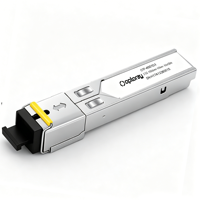 Transceiver optique SFP BIDI monomode 2,5 G 10 km 1310 nm 1550 nm avec connecteur SC et module DDM pour équipement de réseau à fibre optique