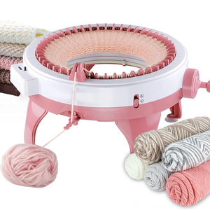 Machine à tricoter DIY 48 aiguilles à cylindre étoilé pour enfants, fournitures de couture avec jouets en laine - Product Image 1