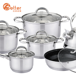 Venta caliente fábrica de gran tamaño Pasta superficial olla de <span class=keywords><strong>cocina</strong></span> antiadherente utensilios de <span class=keywords><strong>cocina</strong></span> conjunto - Product Image 5