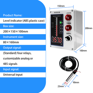 Hua guize mức thủy tĩnh Transmitter 4-20mA RS485 đầu vào/đầu ra mức độ cảm biến bể nước hiển thị cụ cho chất lỏng độ sâu - Product Image 2