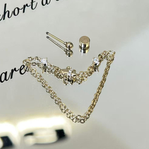 थोक नए व्यक्तित्व जिरकॉन ईयररिंग्स ट्रेमस भेदी गहने श्रृंखला लोब कान - Product Image 6