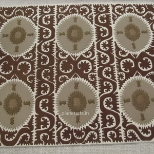 Venta caliente suministro de fábrica alfombras de lana Suzani Boho PET Friendly tamaños personalizados alfombras decorativas de lana fina para decoración del hogar mejor regalo - Product Image 1