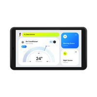 Panel de Pared Android de 5.5 Pulgadas con Ethernet PoE RS485 USB-C, Brillo Automático, Panel de Control Inteligente para el Hogar, Montado en la Pared