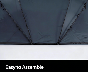 เต็นท์อุโมงค์ขนาดใหญ่สำหรับทุกสภาพอากาศ ประกอบง่าย เหมาะสำหรับลูกเสือและกิจกรรมเยาวชน - Product Image 5