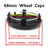 Cache-moyeux de roue de voiture 60mm 61mm 68mm 69mm pour Audi A1 A2 A3 A4 A5 A6 A7 Q3 Q4 Q5 Q7 S3 S4 S5 S6 S7 RS 3 4 5 6 7 8 TT Accessoires