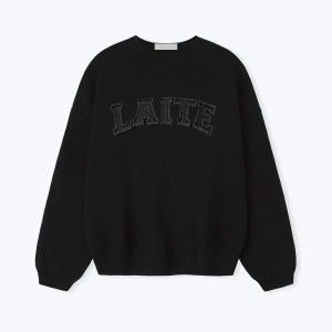 Parches personalizados de fabricante de fábrica, sudaderas con eslogan gráfico y logotipo bordado personalizado, Sudaderas con cuello redondo para hombres y mujeres - Product Image 1