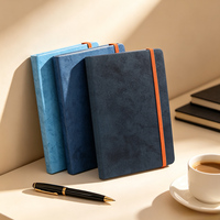 Carnet A5 de luxe personnalisable avec logo, en PU, fait main, pour cadeaux d'entreprise, événements, bureau, souvenirs, journal – Vente en gros
