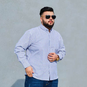 <span class=keywords><strong>Camisas</strong></span> de Vestir para <span class=keywords><strong>Hombre</strong></span>, Tallas Grandes, Transpirables, Casuales, de Color Sólido, a Rayas, a Cuadros, <span class=keywords><strong>Oxford</strong></span>, Manga Larga, Venta al Por Mayor de Fábrica - Product Image 5