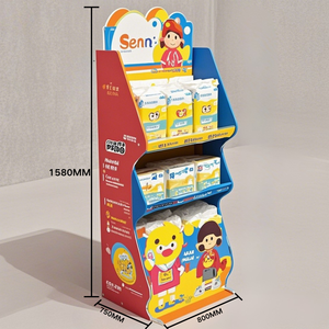 ชั้นวางของแบบพับได้และพกพาได้มีการออกแบบสำหรับวางจำหน่ายที่เคาน์เตอร์ - Product Image 5