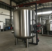 Filtre à charbon actif en acier inoxydable, réservoir d'adsorption pour le traitement chimique de l'eau industrielle