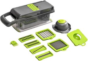 Multifunctional 16 in 1 Hand Operated <b>Vegetable</b> Mandoline Slicer Veggie <b>Chopper</b>, Food <b>Chopper</b> Onion Cutter <b>Vegetable</b> Slicer - Product Image 4