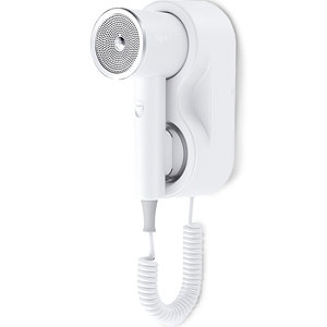 Asciugacapelli da parete bianco da 1600W per uso alberghiero - Product Image 1