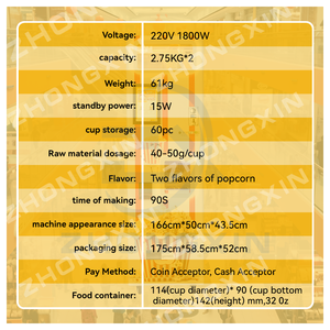 Chất lượng cao nhà máy kỹ thuật số ngô tự động bỏng ngô Máy bán hàng tự động giá - Product Image 4