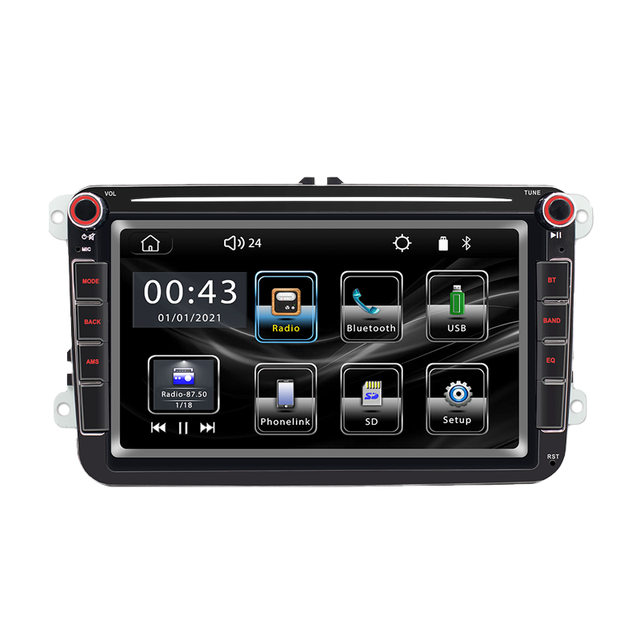 8inch LCD TFT Car Play Android Radio 2 Din Smart Voice GPS WiFi BT 4G DSP Hi-Res Audio Stereo 1 Year Automotive Europe for