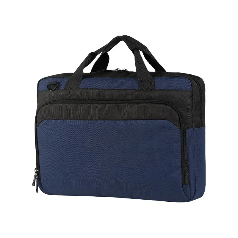 Prix usine personnalisé femmes 15.6 pouces bleu mallette pour ordinateur portable sac à dos épaule hommes sac à manches