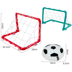 Xiaoboxing papular game indoor sport plastic and foam football goal frame football toys hover soccer ball with nets