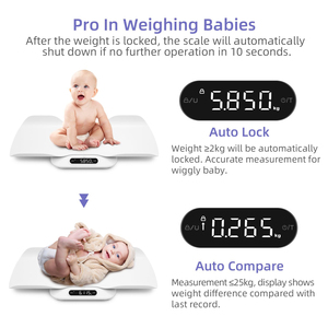 Báscula Digital para Bebés Recién Nacidos, Báscula Electrónica de Alta Precisión con Pantalla LED - Product Image 5