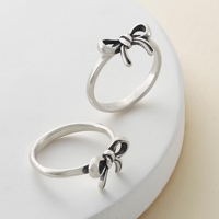 Bague en argent sterling S925 James Avery, modèle Princesse Couronne, Bague Mariposa