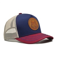 Gorra Richardson 112 de malla en blanco al por mayor, con logo personalizado en relieve, para hombre, de 5 paneles, deportiva, transpirable, para exteriores