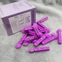 Bandelettes de test pour lecteur de glycémie numérique portable, moniteur de glycémie pour les soins diabétiques à domicile, test en 5 secondes