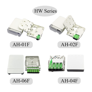Caja de Conexión de Pared de Plástico ABS Serie HW de FIBERVISION, Conector de <span class=keywords><strong>Fibra</strong></span> <span class=keywords><strong>Óptica</strong></span> 1/2/4/6F, Fácil Montaje, <span class=keywords><strong>Roseta</strong></span> <span class=keywords><strong>Óptica</strong></span> FTTH - Product Image 1