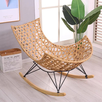 Fauteuil inclinable moderne en rotin pour l'extérieur pour la maison bureau chambre appartement salle à manger balcon salon pour les loisirs paresseux