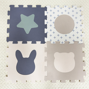 Tapis de jeu éducatif HONLOY pour enfants, tapis de jeu de <span class=keywords><strong>marelle</strong></span>, jouet sportif et doux, mousse EVA non toxique, 2 cm d'épaisseur, certifié CE - Product Image 1