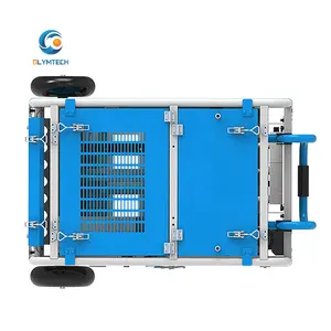 Olymtech Dieselmotor Luchtcompressoren Benzine Luchtcompressor Met Wielen Draagbare Luchtcompressor