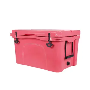 2024 Hot Selling High Quality Fishing Cooler Box Large Hard Plastic LLDPE Rotomolded Coolers