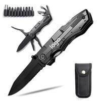 Pince pliante multifonctionnelle en acier inoxydable, outil de survie pour le camping en plein air, durable, légère, avec jeu de tournevis