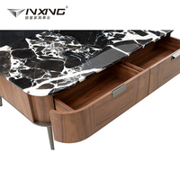 Table basse en bois écologique de style moderne Yinxing C894, avec rangement, assemblage facile, non pliable, meubles de salon