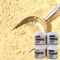 Vente en gros de poudre de probiotiques à étiquette privée 200g, complément alimentaire pour la santé digestive, compléments alimentaires pour animaux de compagnie, probiotiques pour chiens, saveur de bœuf