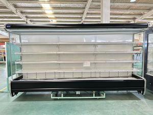 Exhibidor Refrigerado Comercial de Lujo para Supermercados, Refrigerador Abierto de Múltiples Niveles para Frutas y Verduras - Product Image 5