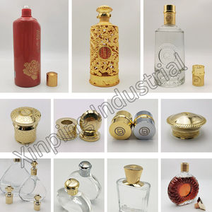 定制制造批发可定制豪华空玻璃女士香水瓶锌合金盖子深圳 - Product Image 3