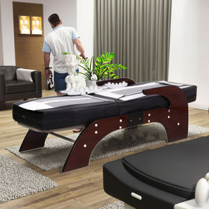 سرير تدليك كهربائي حراري كوري للعناية بالعمود الفقري مع حجر العلاج وعجلة اليشم العلاجية بالأشعة تحت الحمراء - Product Image 3