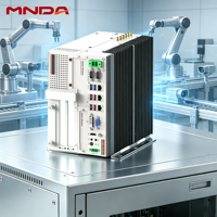 Contrôleur industriel embarqué, 5 ports LAN Intel, I3/I5/I7/I9, Q670 RAID 0/1, PC en boîtier sans ventilateur pour l'enregistrement de données industrielles