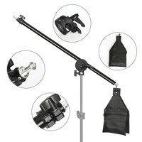 Vente en gros de supports d'éclairage robustes en aluminium de haute qualité, 70-140 cm, HKLP