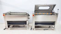 Falcon Aardappel Wortel Taro Cassave Mais Noten Fruit Groente Was- en Schilmachine RVS 304 Hoge Efficiëntie Pomp