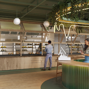 Trường hợp hiển thị <span class=keywords><strong>LED</strong></span> gỗ bền vững cho các cửa hàng bánh-trưng bày phong cách mộc mạc có ý thức sinh thái cho các tiệm bánh và quán cà phê - Product Image 5