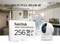 SanDisk — carte mémoire Micro tf SD, 100% originale, 32 go/64 go/128 go, pour surveillance vidéo CCTV, appareil photo sans fil
