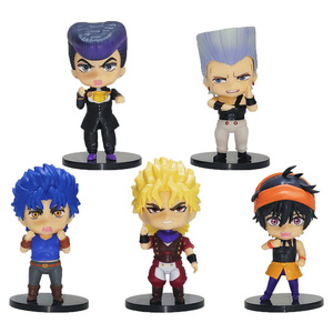 5 estilos nuevos adornos de dibujos animados Anime <span class=keywords><strong>Kujo</strong></span> <span class=keywords><strong>Jotaro</strong></span> conjunto de figuras de acción - Product Image 4