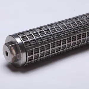 1micron 5micron cartuccia filtro in acciaio inossidabile elemento filtrante filtro olio per liquidi o gas