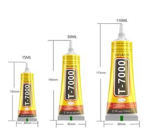 T7000 110ml Multi-purpose colla nera per la riparazione dello schermo del telefono