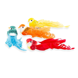 Accessorio per Capelli da Sposa Multicolore con Clip a Forma di Uccello Ilan 15cm - Product Image 2